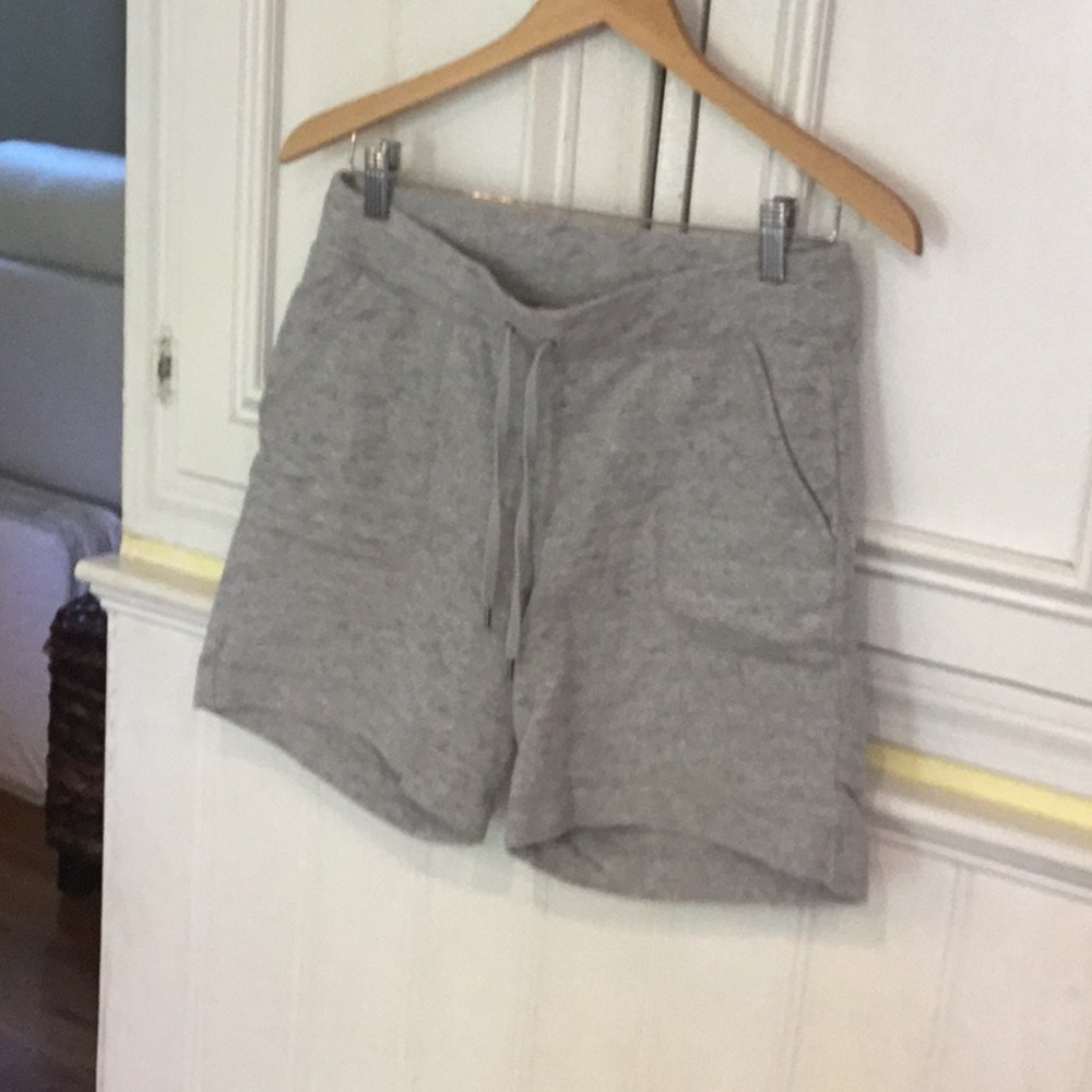 L.L. Bean Gray Athletic Shorts with Elastic Waistband